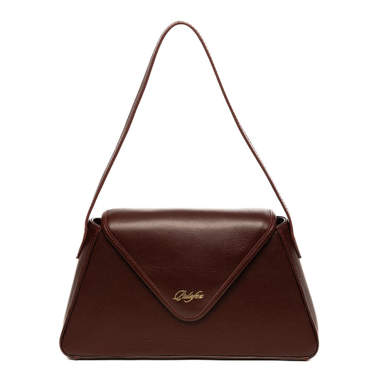 Bolsa insignia trapecio tinto